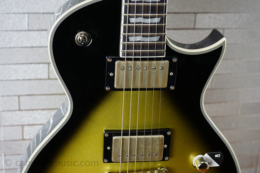 ESP LTD BK-600 Bill Kelliher Signature - Vintage Silver Sunburst