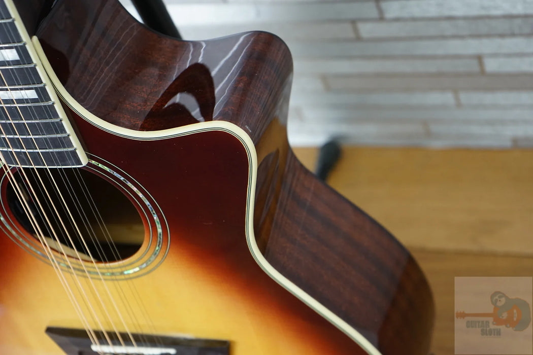 D'Angelico Premier Fulton 12-String Grand Auditorium - Iced Tea Burst