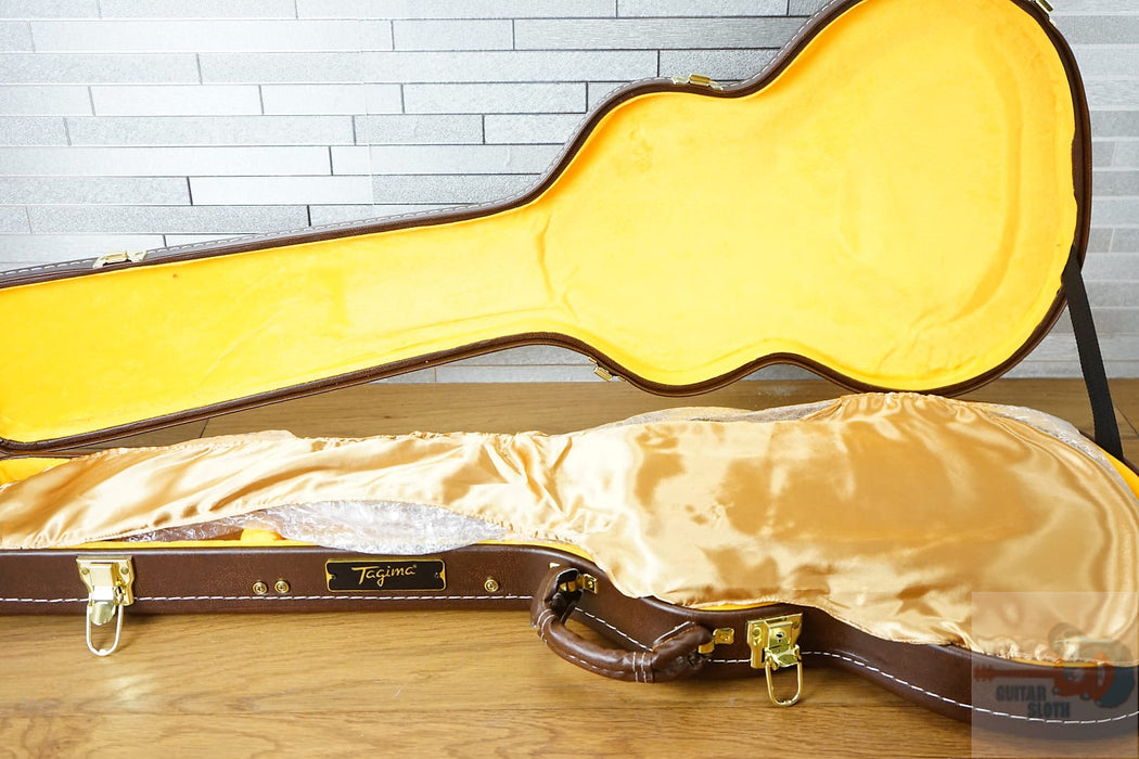 Tagima Mirach Guitar - Gloss Black - With Hardshell Case