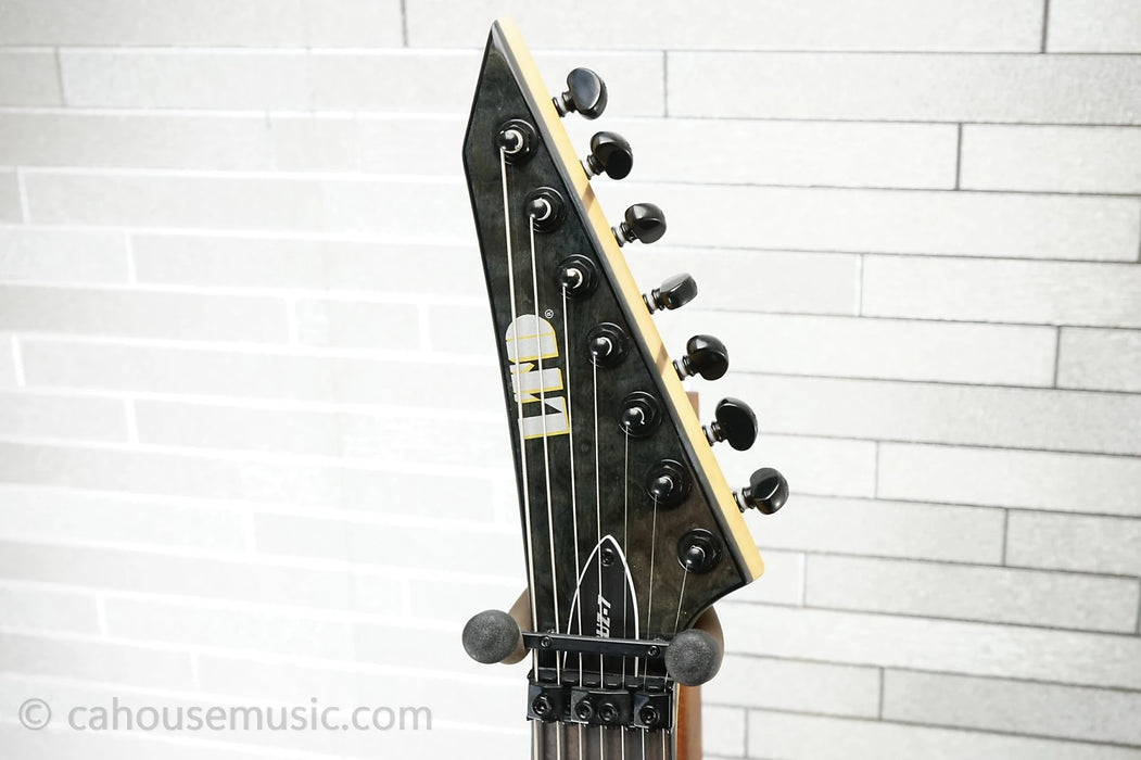 ESP LTD BUZ-7 Buz McGrath Signature - See Thru Black