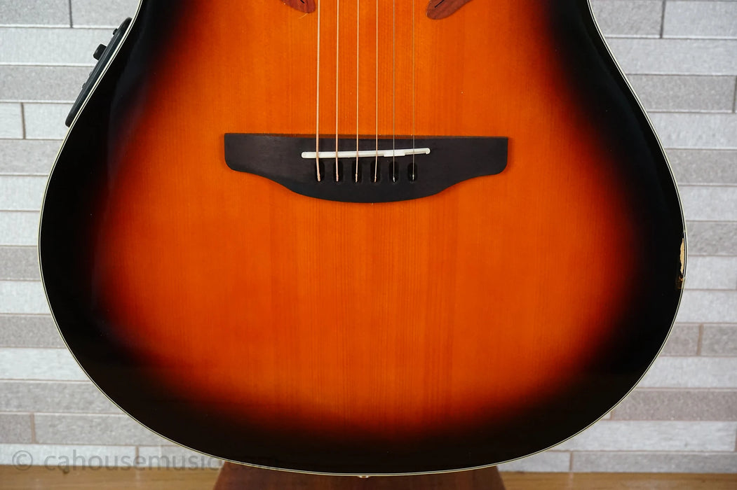 Ovation E-Acoustic Guitar Celebrity Elite CE48 Super Shallow Cutaway - Sunburst