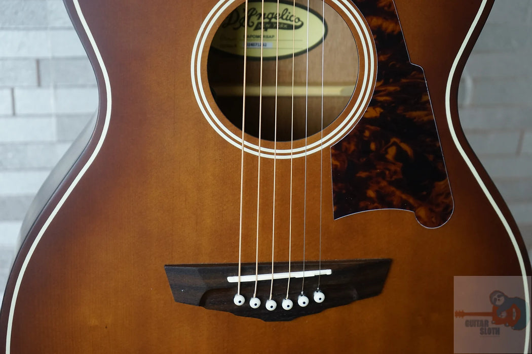 D'Angelico Premier Tammany with Electronics - Caramel Burst