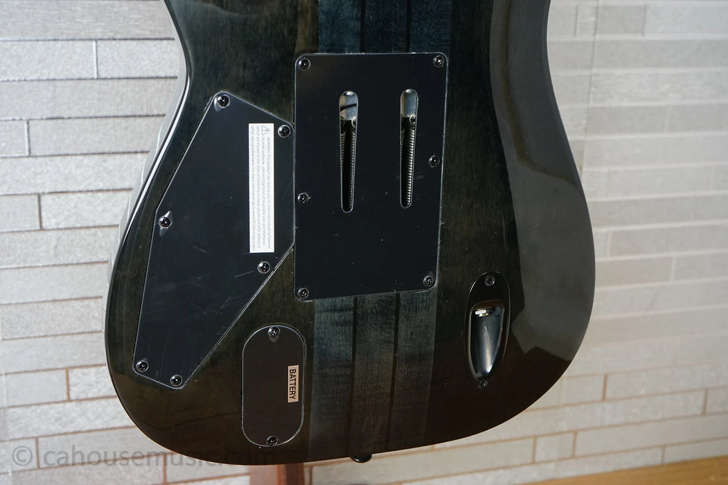 ESP LTD BUZ-7 Buz McGrath Signature - See Thru Black