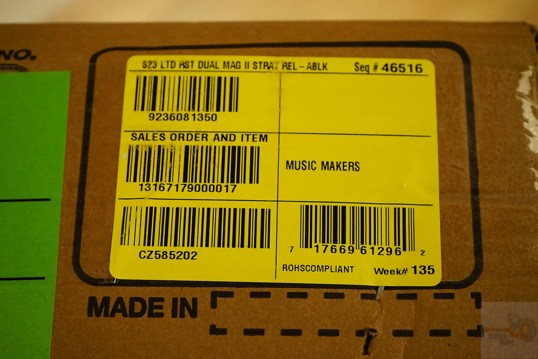 Fender Custom Shop 2025 LTD Roasted Dual-Mag II Stratocaster Relic - Aged Black