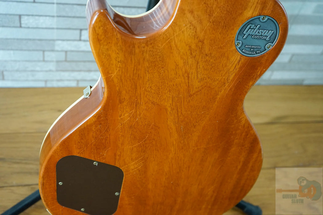 Gibson Custom Shop Murphy Lab '57 Les Paul Custom Ultra Light Aged - Orange Sparkle