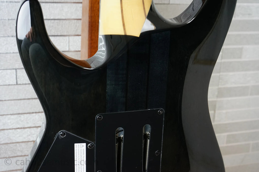 ESP LTD BUZ-7 Buz McGrath Signature - See Thru Black