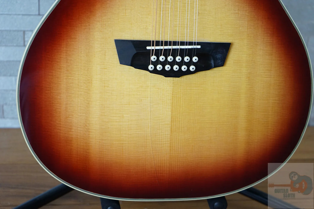 D'Angelico Premier Fulton 12-String Grand Auditorium - Iced Tea Burst