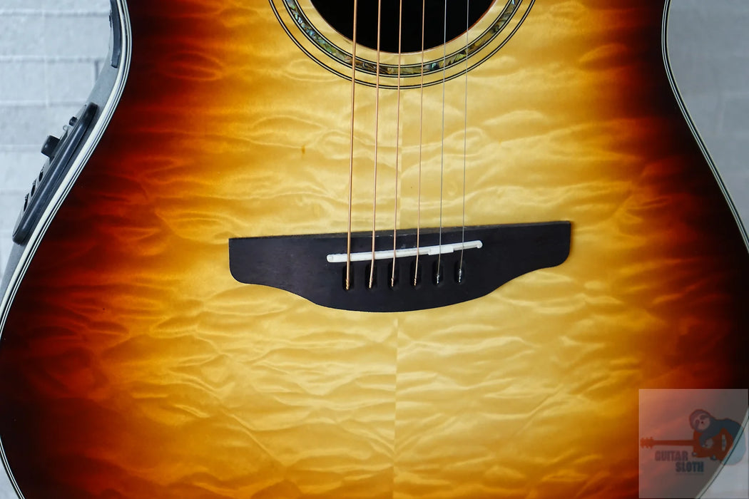 Ovation Celebrity Standard Plus CS24X-7C Mid Depth - Cognac Burst