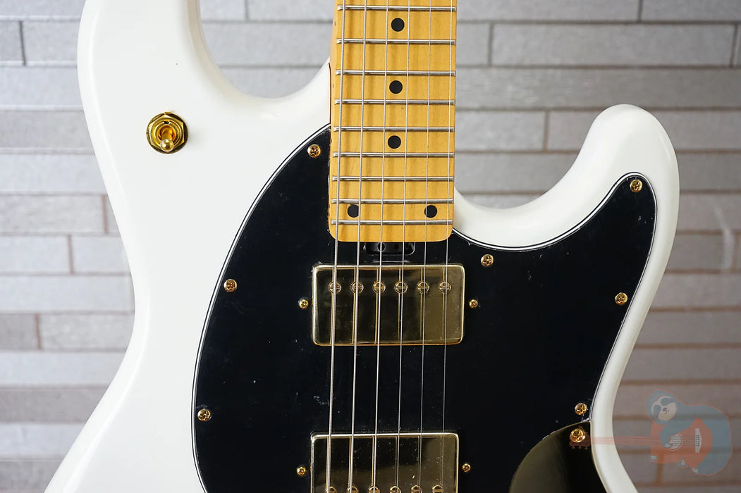 Sterling Jared Dines Signature StingRay - Olympic White W/ Gig Bag