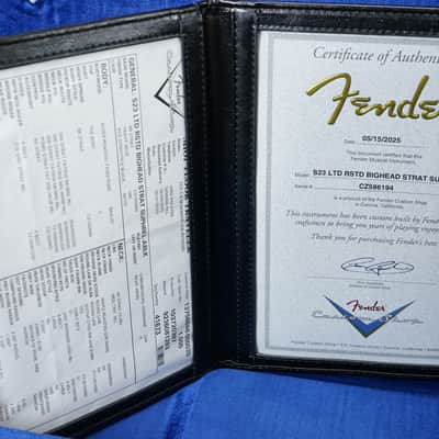 Fender Custom Shop 2025 LTD Roasted Bighead 1966 Stratocaster Super Heavy Relic - Aged Black