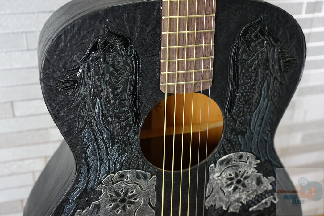 Fender Kangaroo and Alligator Leather Triple O Custom Shop Acoustic Guitar 2014 - Tony Murga Boots