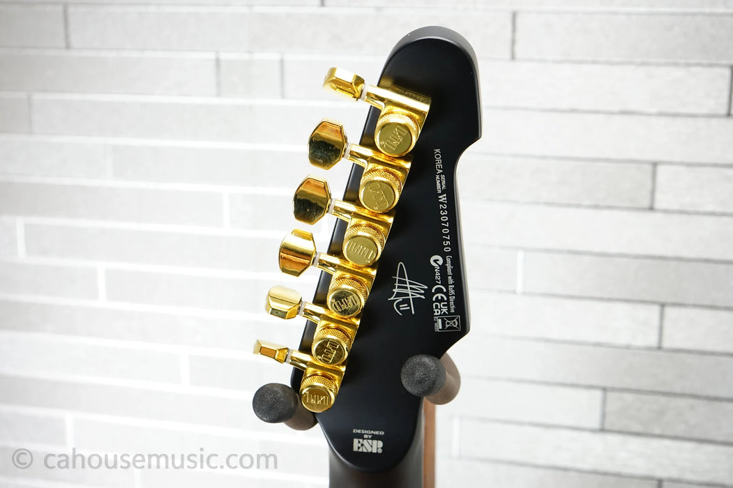 ESP LTD AA-1 Alan Ashby Signature Series - Black Satin