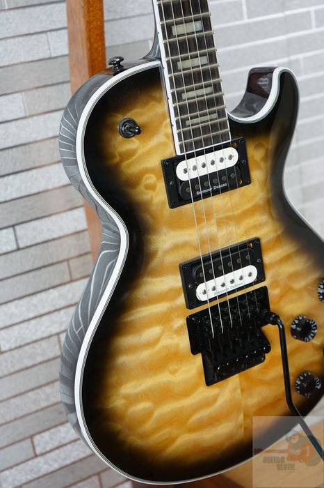 Dean Dean Thoroughbred Select Floyd Quilted Maple - Natural Black Burst