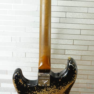 Fender Custom Shop 2025 LTD Roasted Bighead 1966 Stratocaster Super Heavy Relic - Aged Black