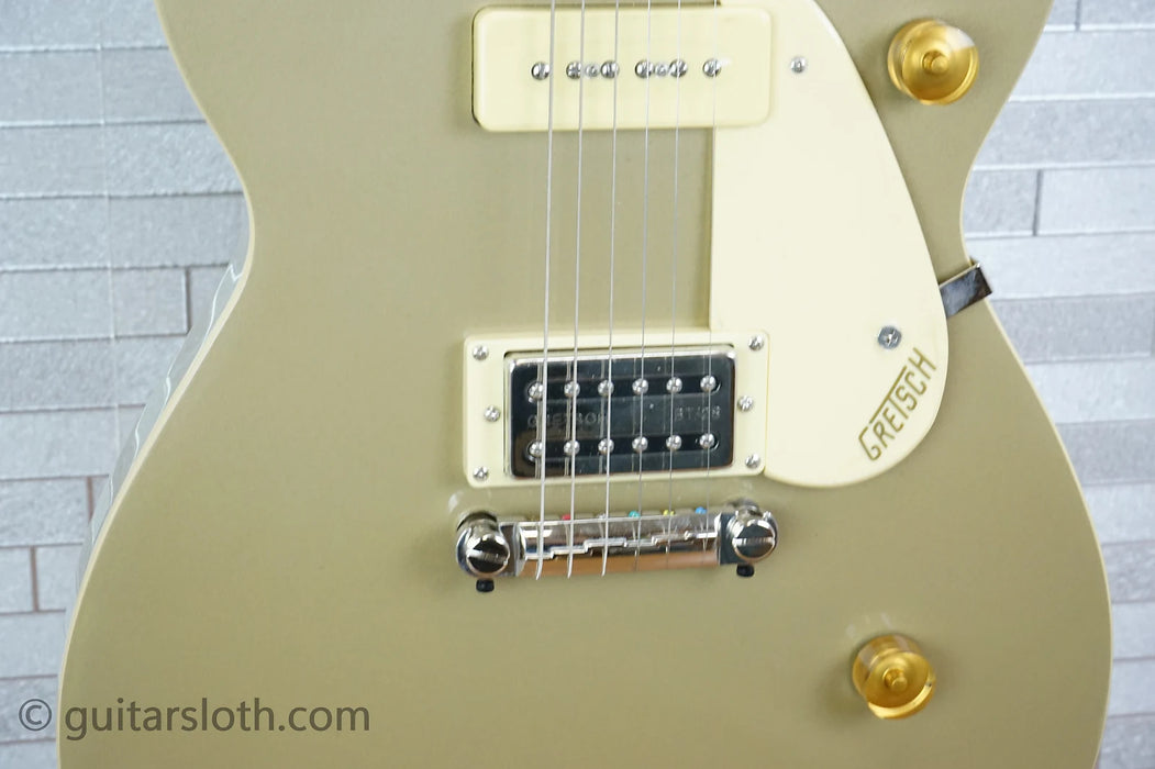 Gretsch G2215-P90 Streamliner Junior Jet Club - Sahara Metallic