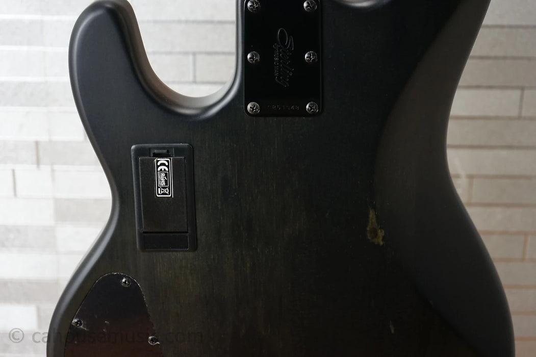 Sterling StingRay Ray34HHPB - Trans Black Satin