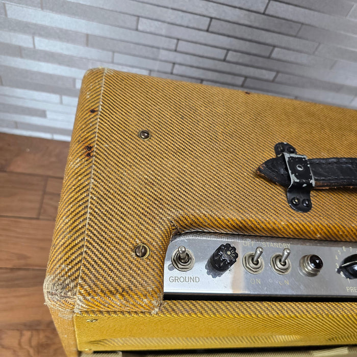 1955 Fender Bassman 5D6-A Narrow Panel 40-Watt 4x10" - Tweed