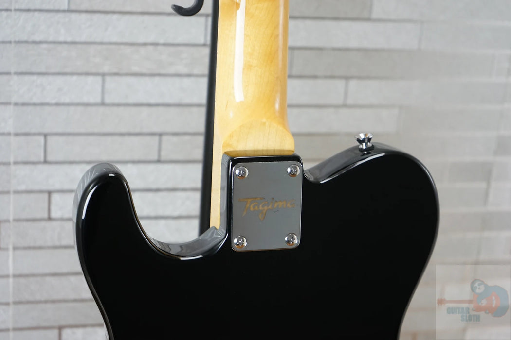 Tagima TW-55 BK LF/WH Tele Style Electric Guitar Black