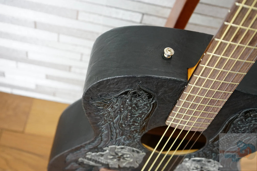 Fender Kangaroo and Alligator Leather Triple O Custom Shop Acoustic Guitar 2014 - Tony Murga Boots