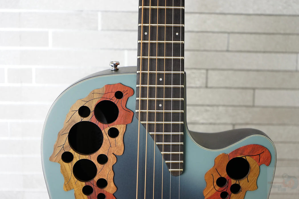 Ovation CE44 Celebrity Elite - Reverse Blue Burst