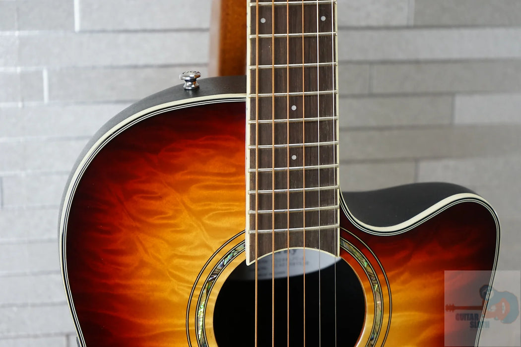 Ovation Celebrity Standard Plus CS24X-7C Mid Depth - Cognac Burst