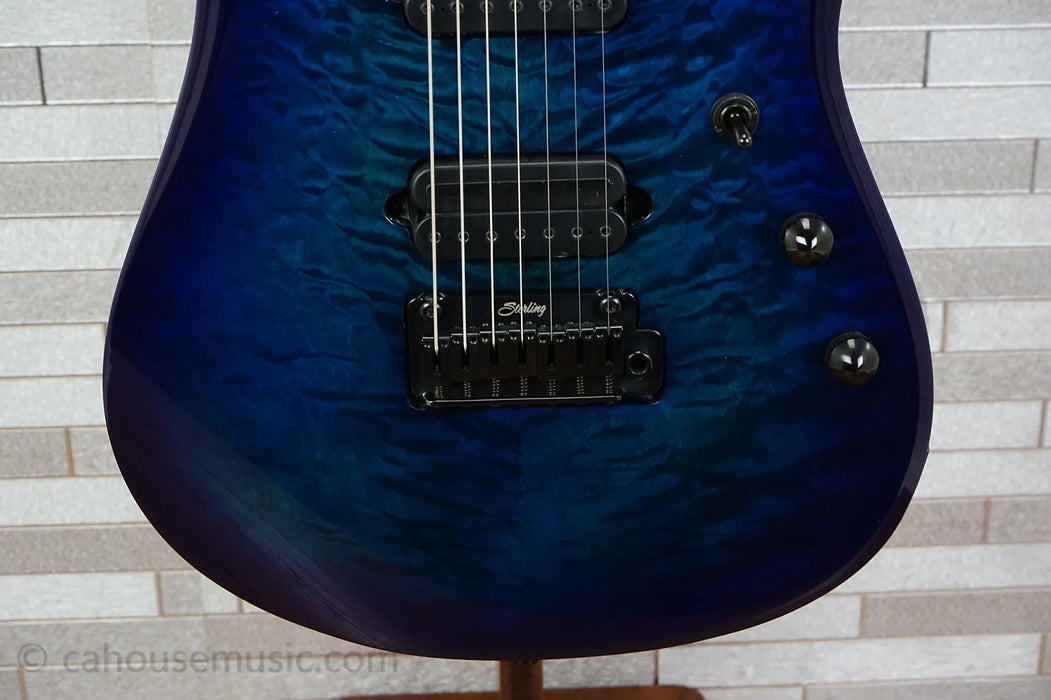 Sterling JP157D QM John Petrucci Signature DiMarzio - Cerulean Paradise
