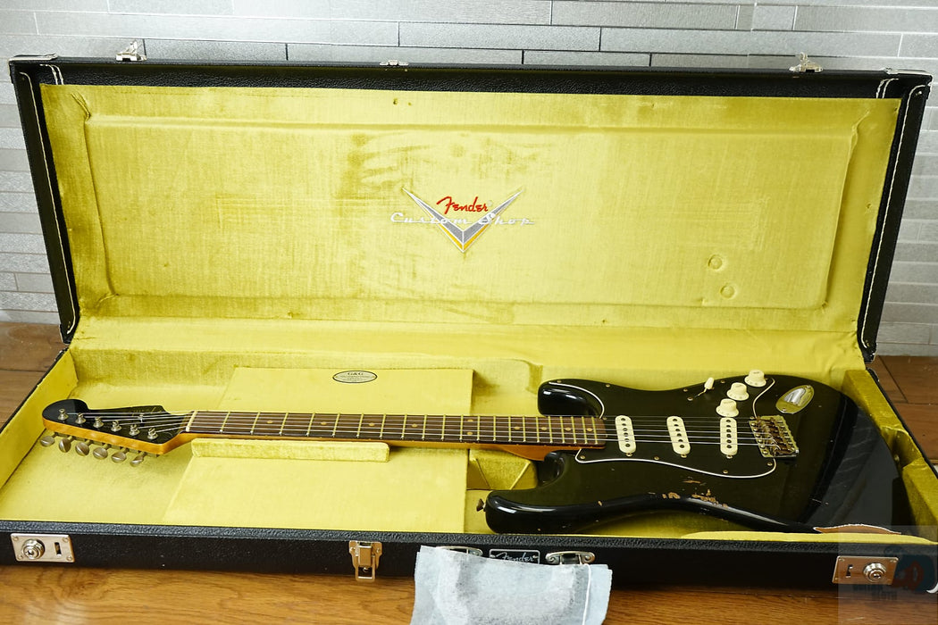 Fender Custom Shop 2025 LTD Roasted Dual-Mag II Stratocaster Relic - Aged Black