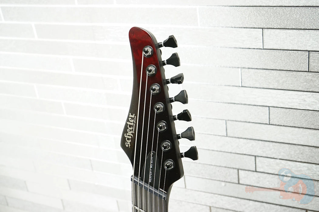 Schecter Reaper-7 Elite Multiscale - Blood Burst