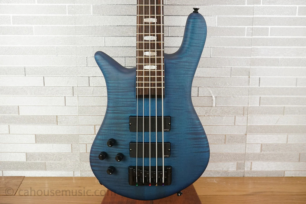 Spector Euro 5 LX Left Handed - Black & Blue Matte