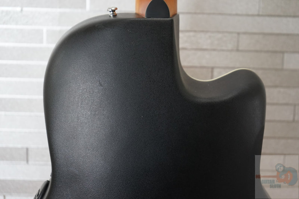 Ovation CE44LX-1R-G Celebrity Series Elite Plus Mid-Depth Left-Handed Acoustic-Electric Guitar Ruby Burst