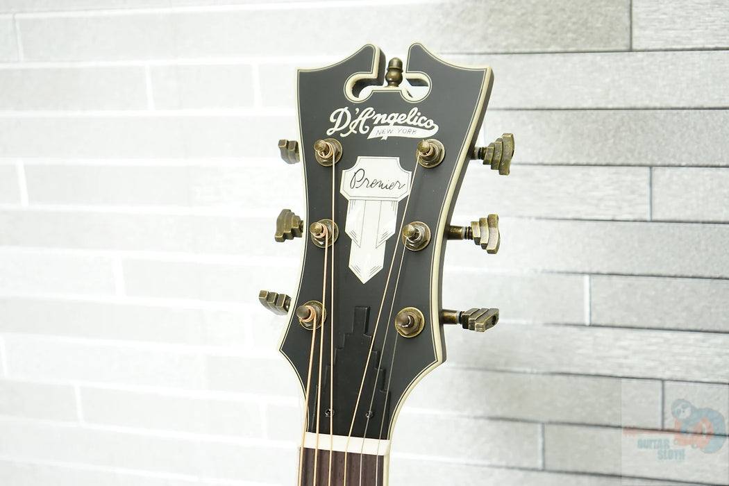 D'Angelico Premier Tammany with Electronics - Caramel Burst