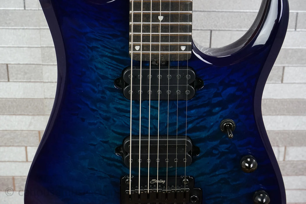 Sterling JP157D QM John Petrucci Signature DiMarzio - Cerulean Paradise