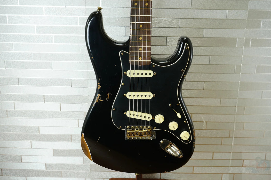 Fender Custom Shop 2025 LTD Roasted Dual-Mag II Stratocaster Relic - Aged Black