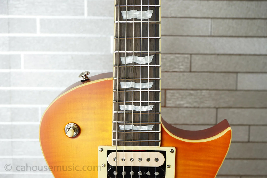 ESP LTD EC-1000T Flamed Maple - Honey Burst Satin