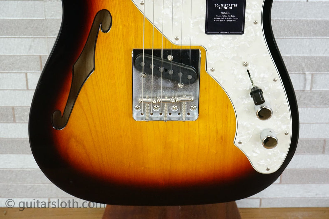 Fender Vintera II '60s Telecaster Thinline with Maple Fretboard - 3-Color Sunburst
