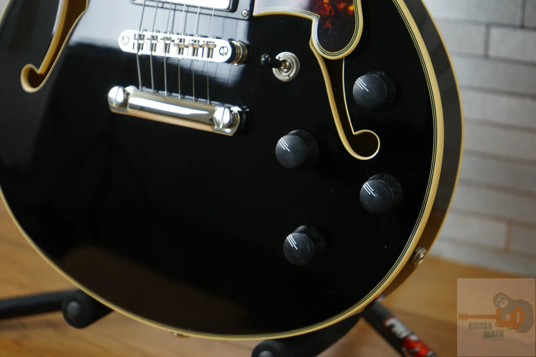 D'Angelico Premier Mini DC with Walnut Fretboard - Black