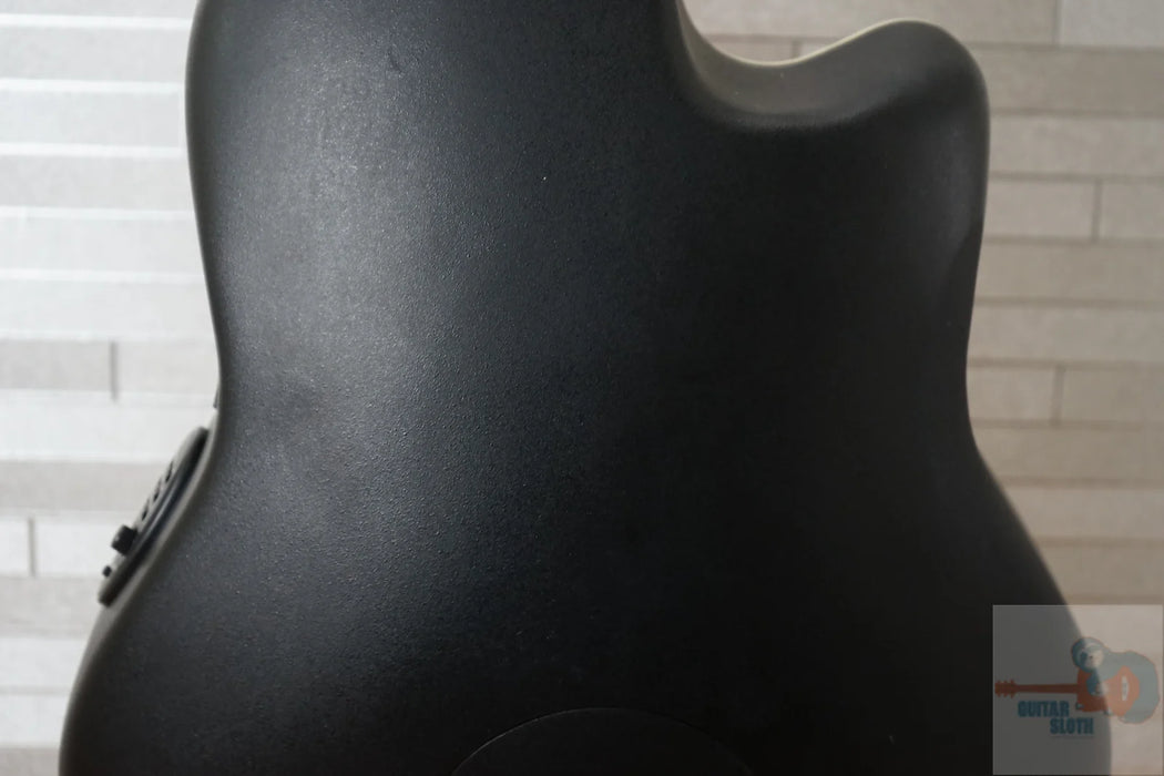 Ovation CE44LX-1R-G Celebrity Series Elite Plus Mid-Depth Left-Handed Acoustic-Electric Guitar Ruby Burst