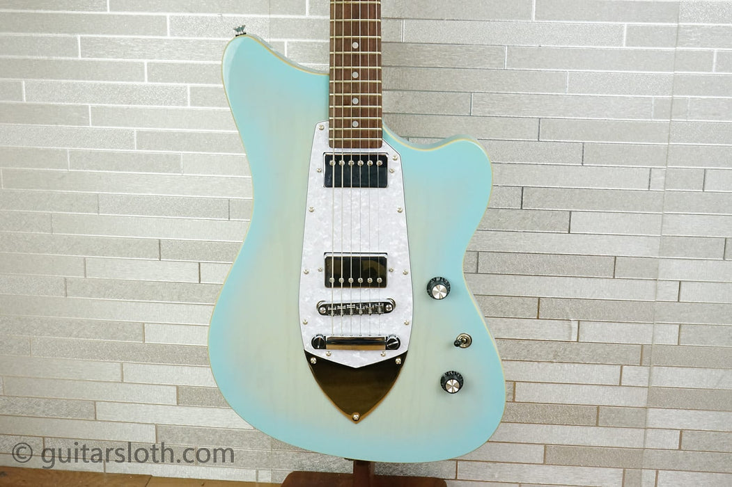 Tagima Cosmos Oasis Electric Guitar - Transparent Celestial Blue Blurst