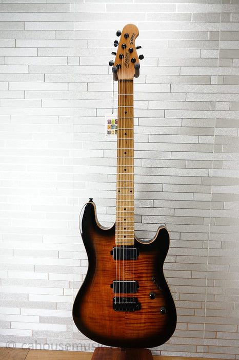 Sterling Sabre with Roasted Maple Fretboard - Cobra Burst