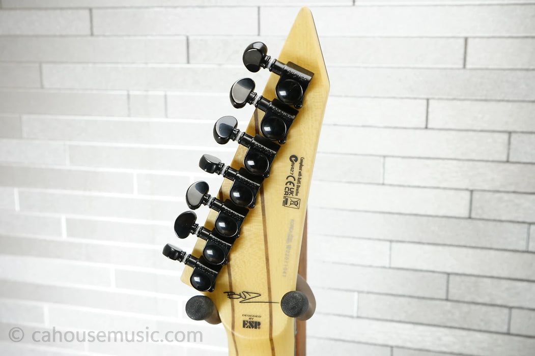 ESP LTD BUZ-7 Buz McGrath Signature - See Thru Black