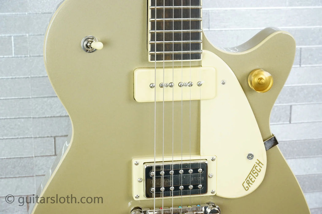 Gretsch G2215-P90 Streamliner Junior Jet Club - Sahara Metallic