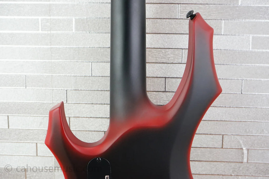 ESP LTD FL-4 Fred Leclercq Signature - Black Red Burst Satin