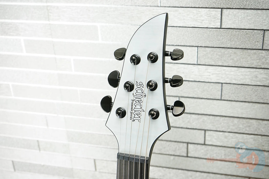 Schecter Keith Merrow Signature KM-6 Mk-III Legacy Left-Handed - Trans White Satin