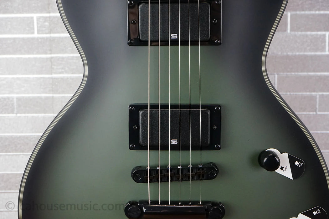 ESP LTD BK-600 Bill Kelliher Signature - Military Green Sunburst Satin
