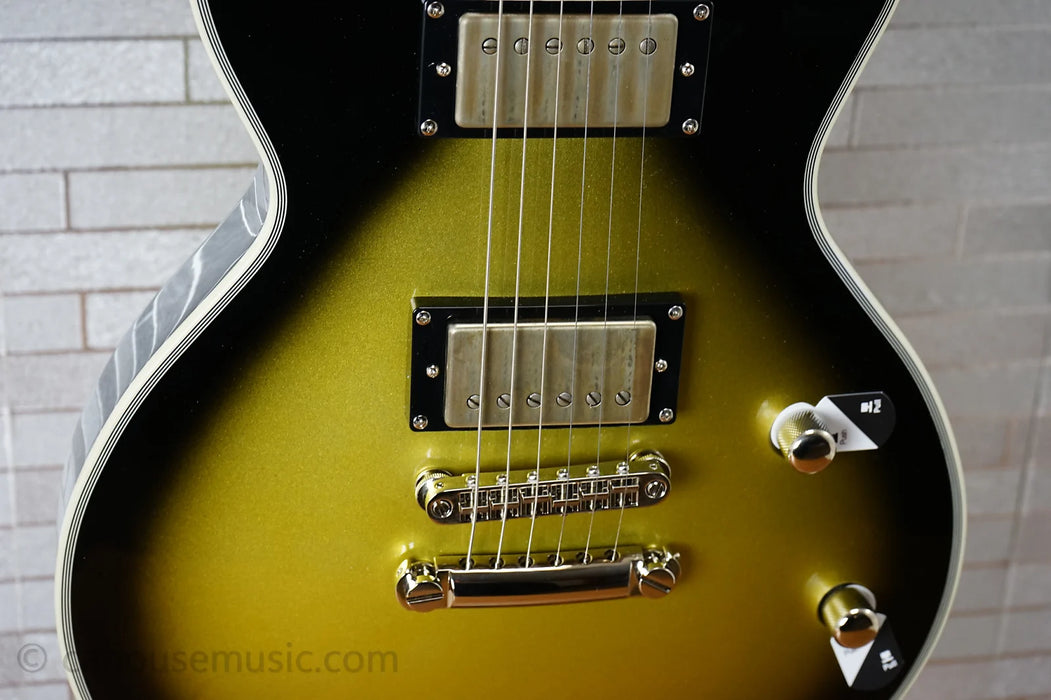 ESP LTD BK-600 Bill Kelliher Signature - Vintage Silver Sunburst