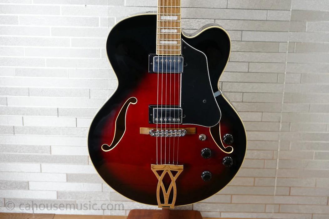 Ibanez AF75-TRS Artcore with Laurel Fretboard - Transparent Red Sunburst