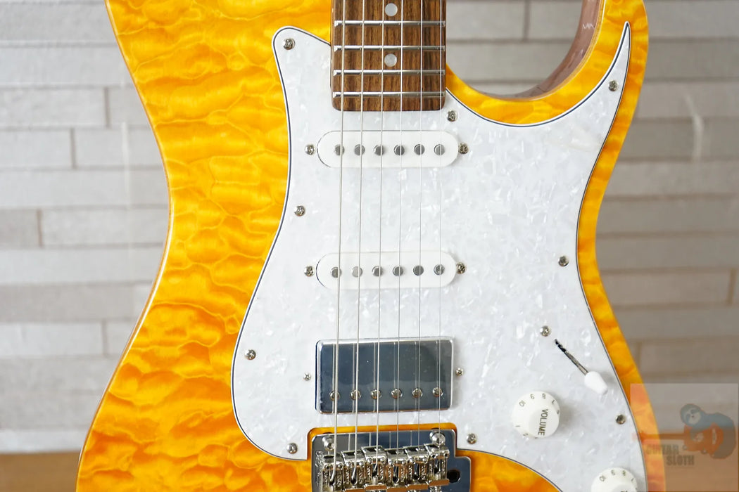 Tagima Stella DW Electric Guitar - Transparent Orange
