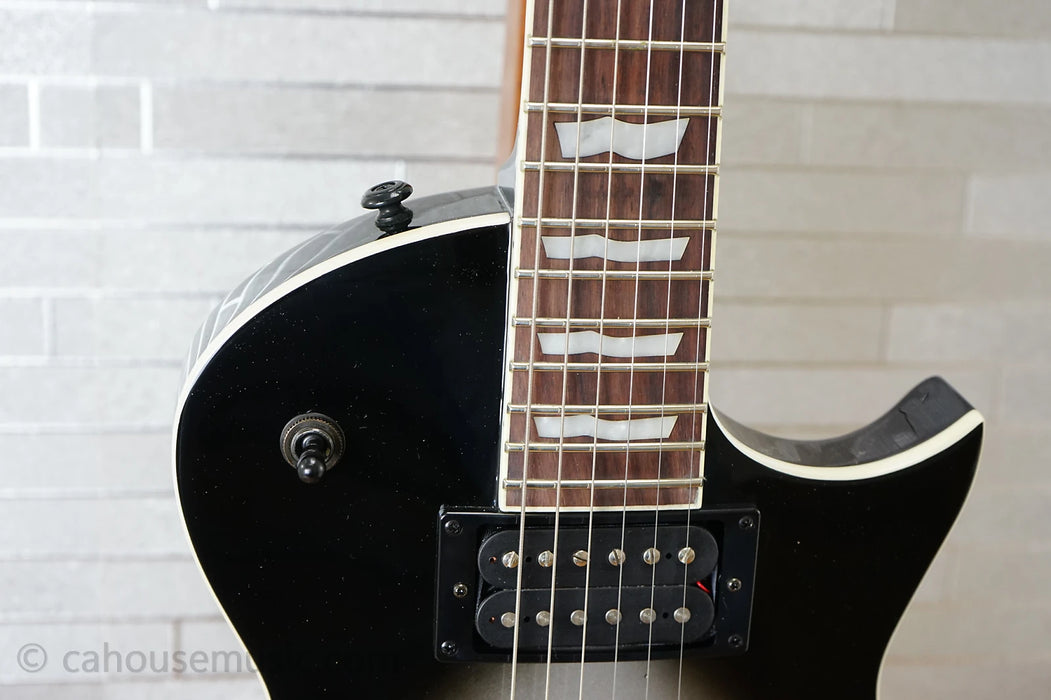 ESP LTD EC-256 - Silver Sunburst Teardrop