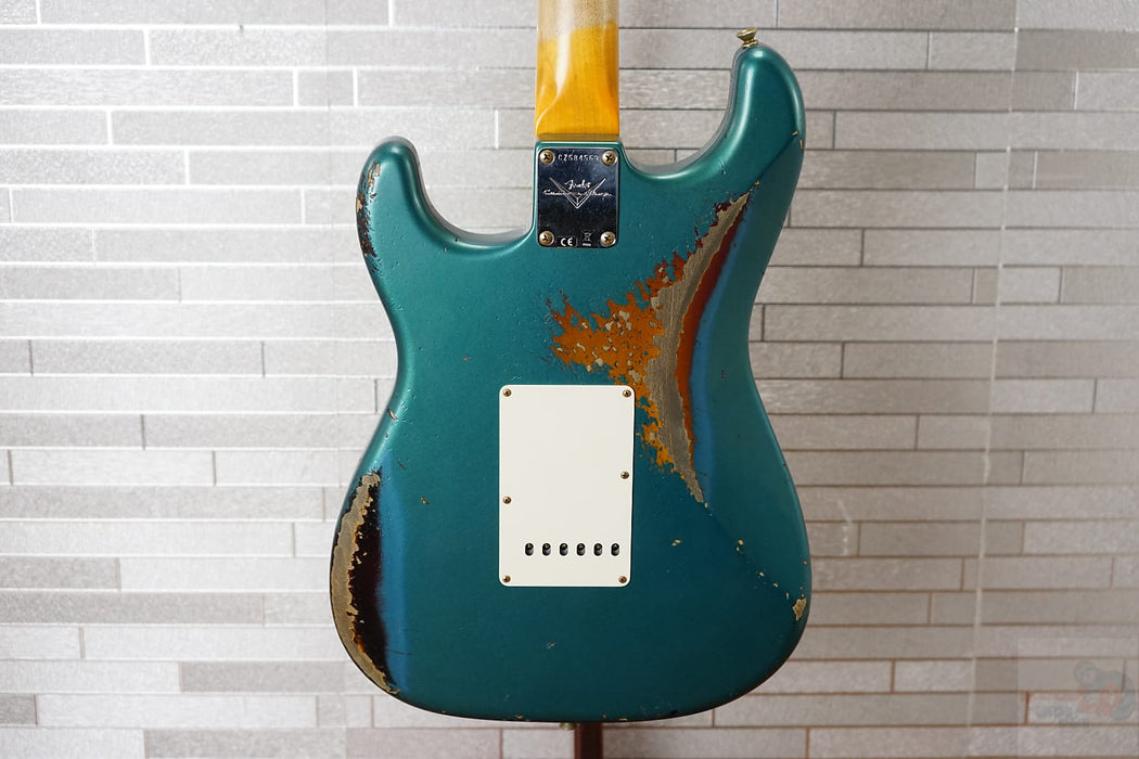 Fender Custom Shop 2025 61' Stratocaster Heavy Relic - Aged Ocean Turqouise over 3-Color Sunburst