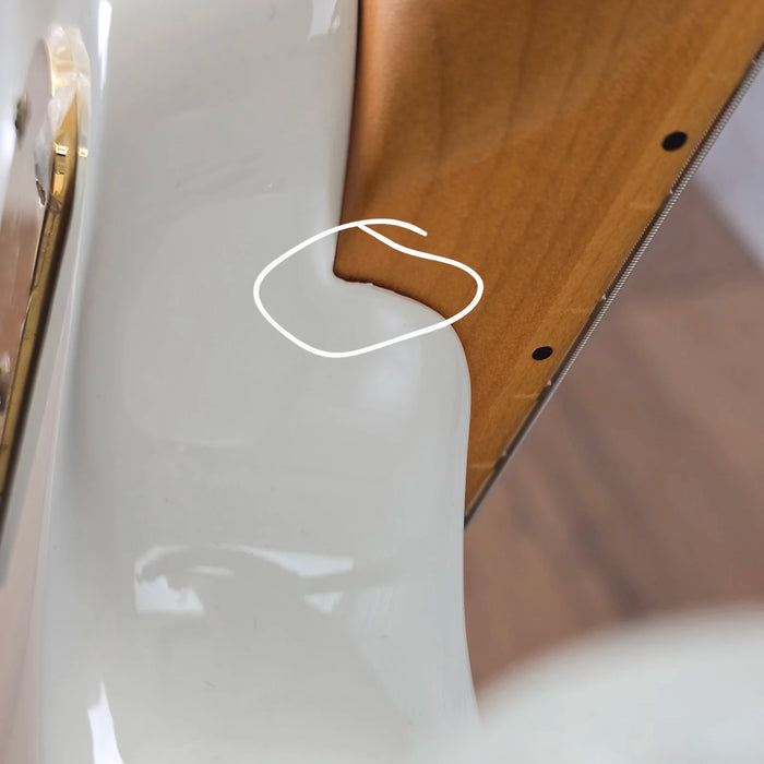 Sterling Jared Dines Signature StingRay - Olympic White W/ Gig Bag